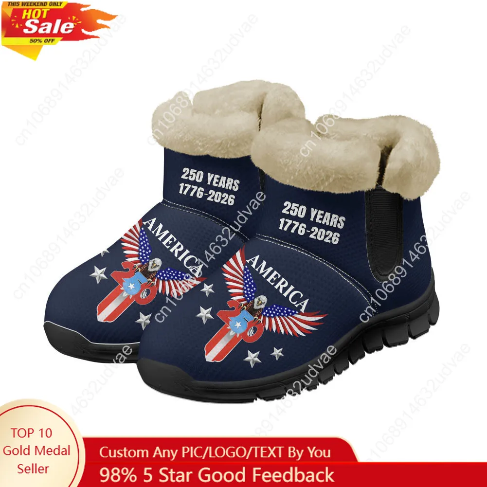 Men Shoes Casual - America 250th Anniversary 1776-2026 Plush Shoes