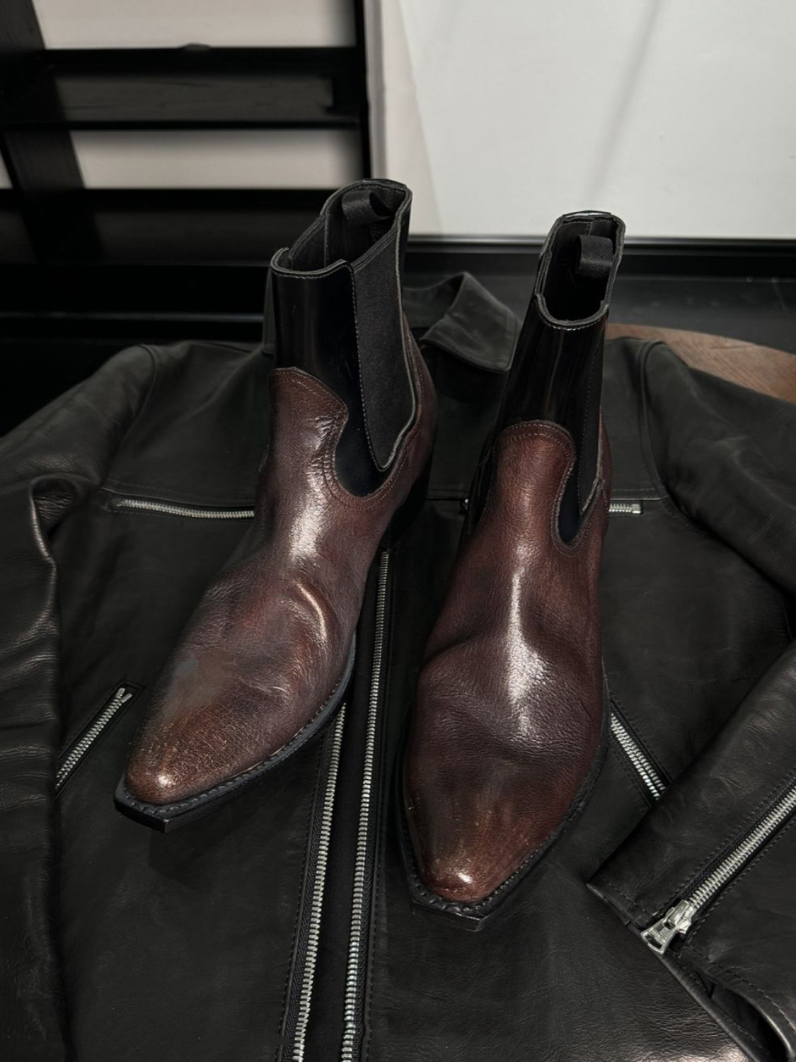 Men'S Shoes Smart - Men's Black Leather Chelsea Boots Sleek