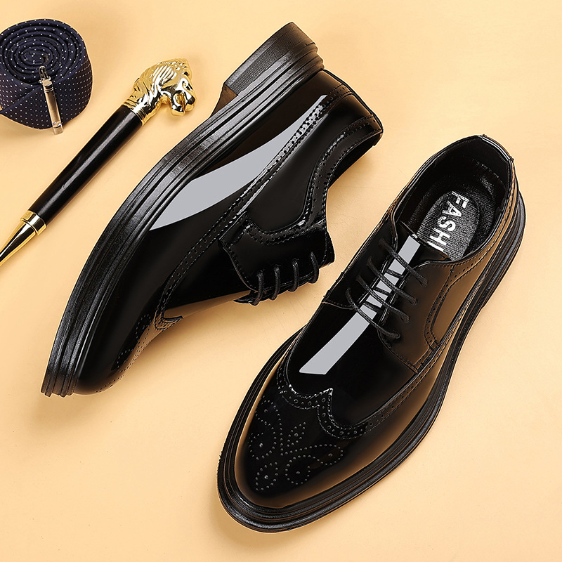 Men's Patent Leather Brogue Dr - Oxford Brogue Leather review and price