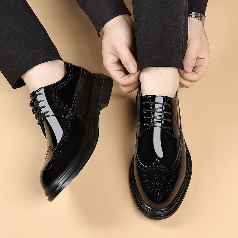 Men's Patent Leather Brogue Dr - Oxford Brogue Leather review and price