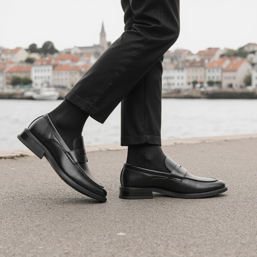 Men's Black Penny Loafers Clas - Men'S Shoes Hush Puppies review and price