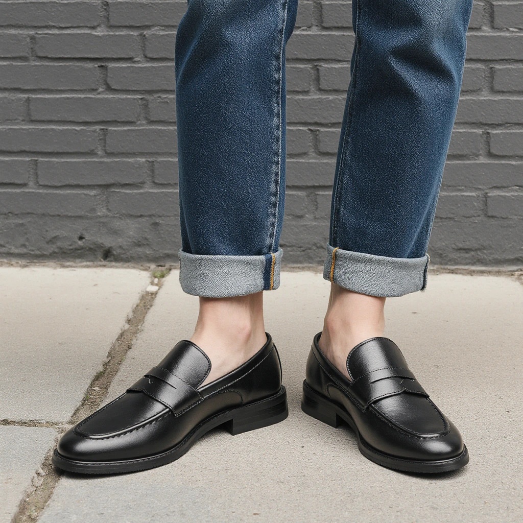 Men's Black Penny Loafers Clas - Men'S Shoes Hush Puppies review and price