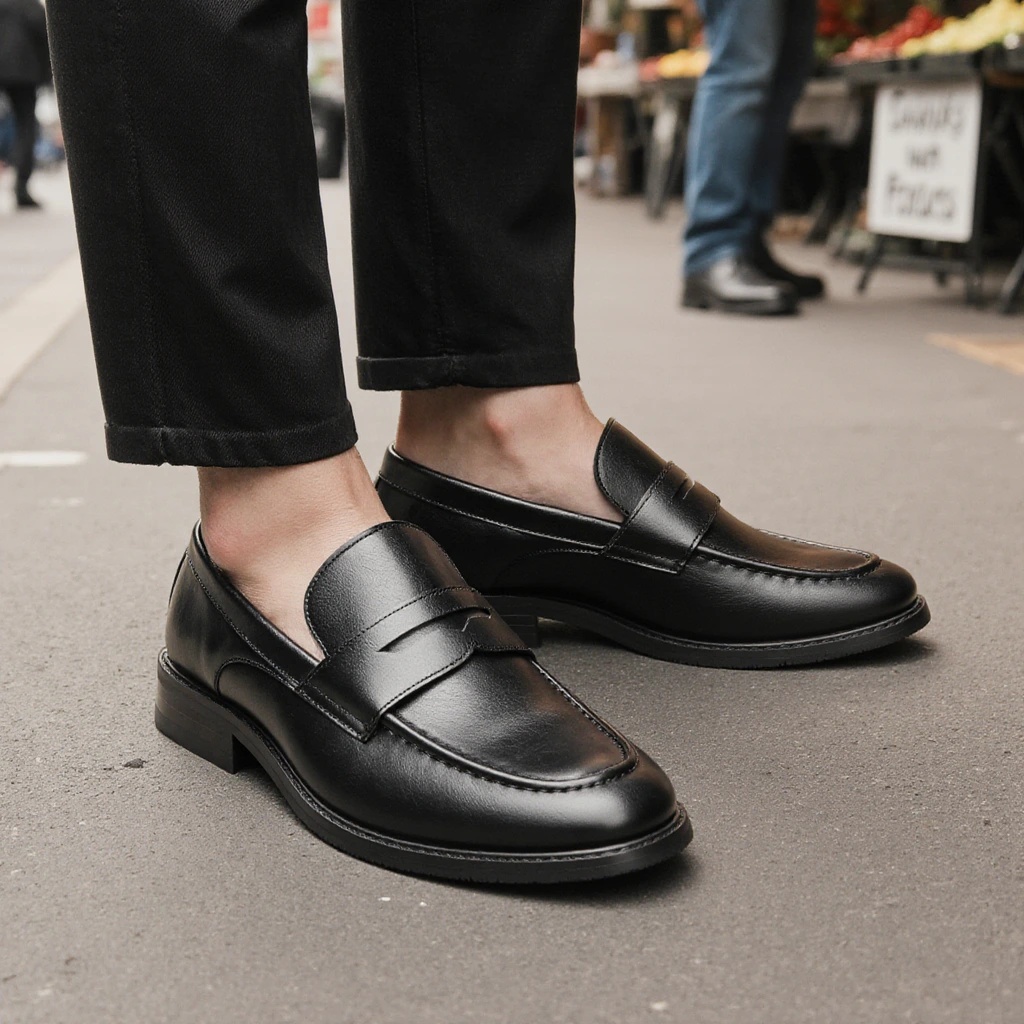 Men's Black Penny Loafers Clas - Men'S Shoes Hush Puppies review and price