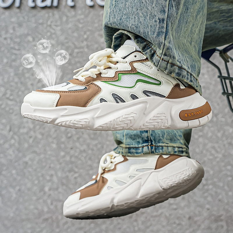 Men's Chunky Dad Sneakers Brea - Men Shoes Eu To Us review and price
