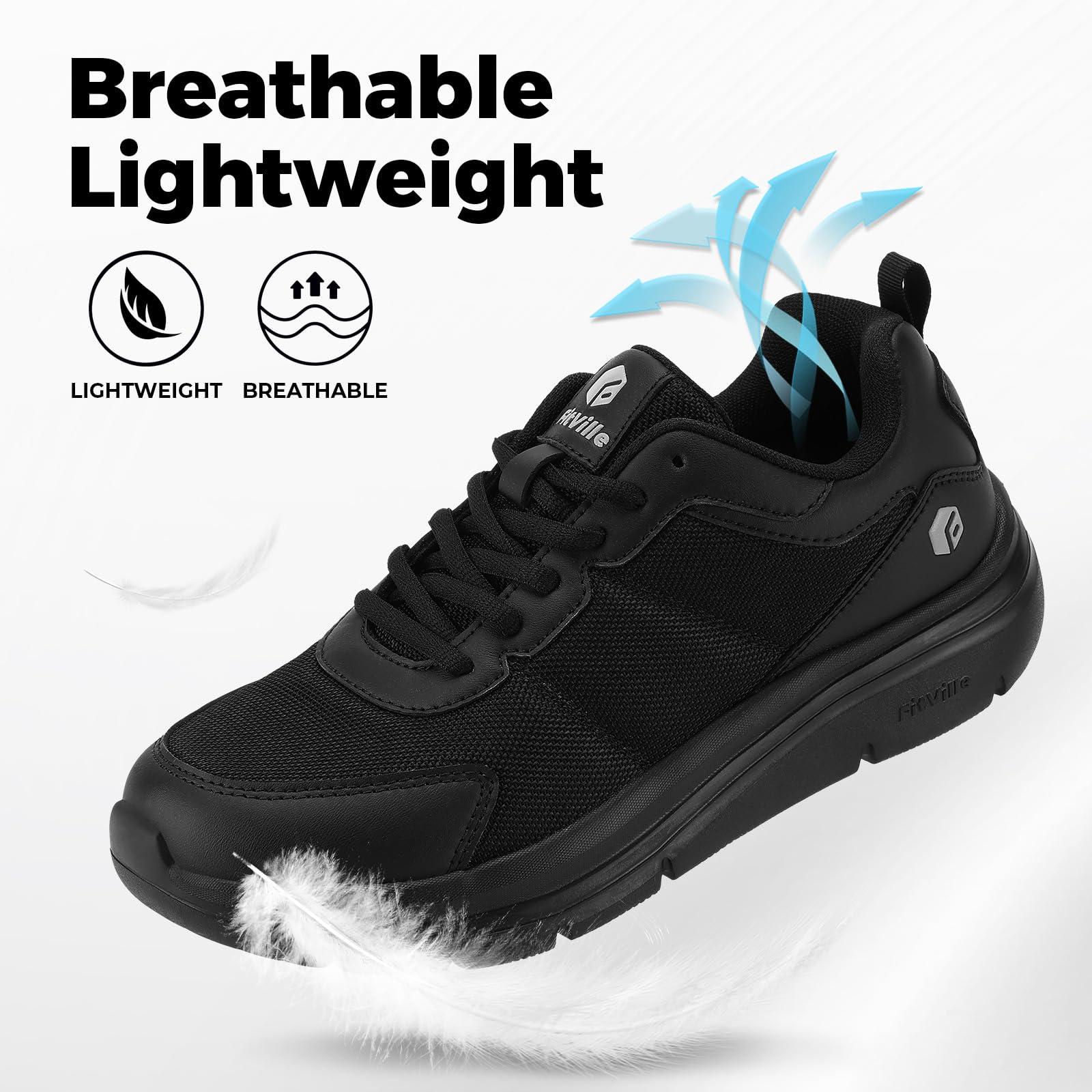 FitVille Men's Walking Shoes W - Men'S Shoes For Plantar Fasciitis review and price