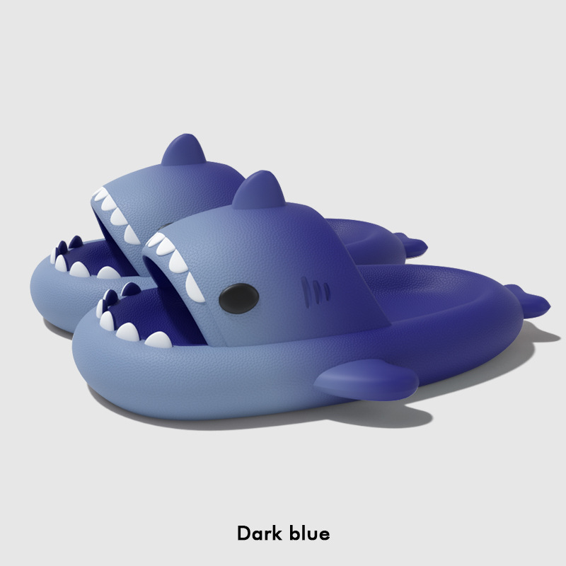 Cute Cartoon Shark Slippers Fo - Men Shoes On review and price