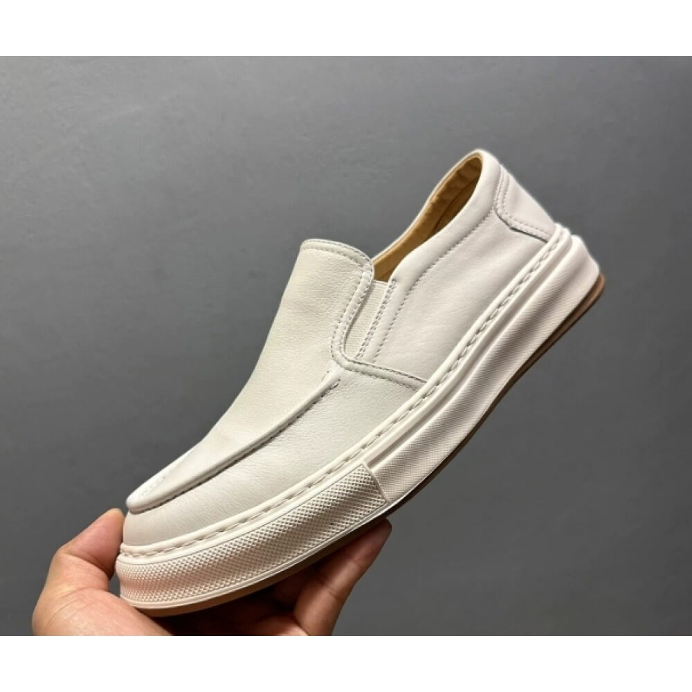 Luxury White Leather Casual Lo - Men'S Shoes Smart review and price