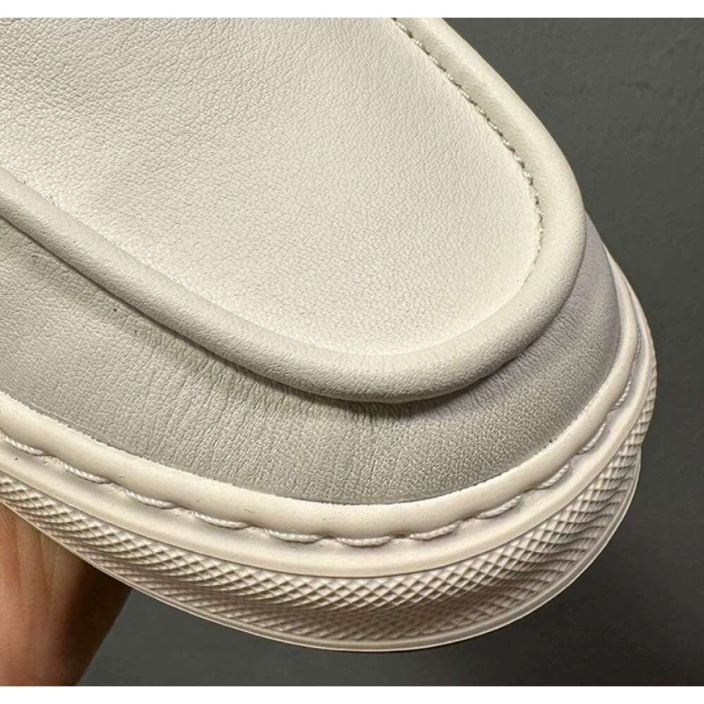 Luxury White Leather Casual Lo - Men'S Shoes Smart review and price