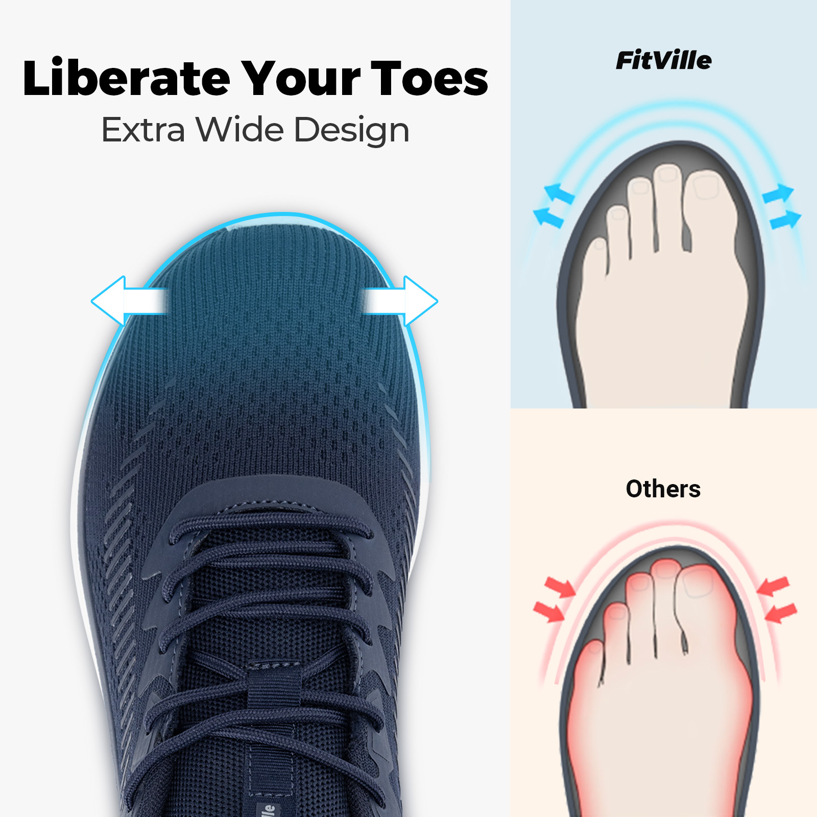 FitVille Men's Walking Shoes L - Men'S Shoes For Plantar Fasciitis review and price