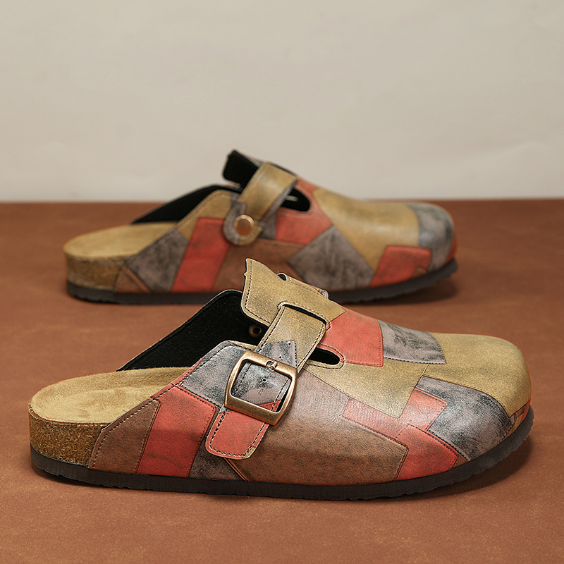 Unisex Cork Closed Toe Slipper - Men Shoes On review and price