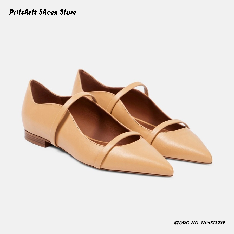 Women's Dual-straps Leather Ba - Men Shoes On review and price