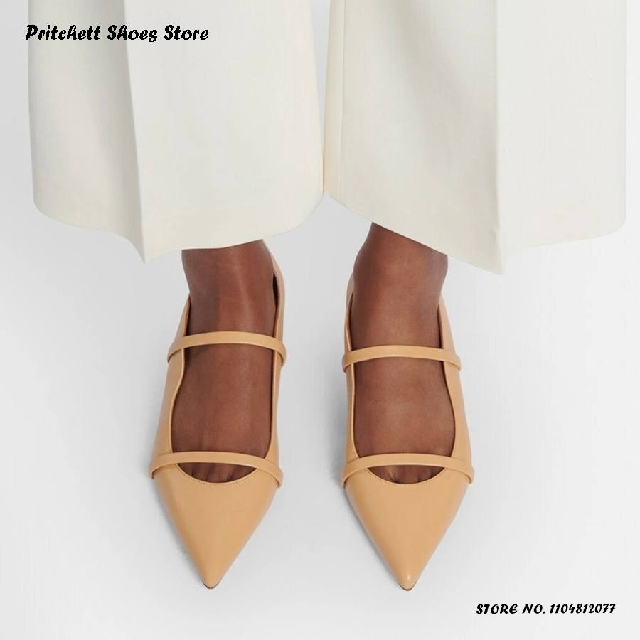 Women's Dual-straps Leather Ba - Men Shoes On review and price