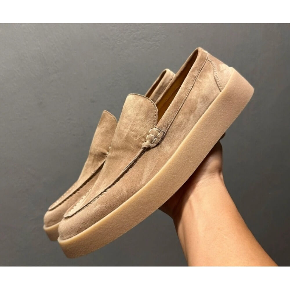 Luxury Beige Suede Platform Lo - Men'S Shoes Smart review and price
