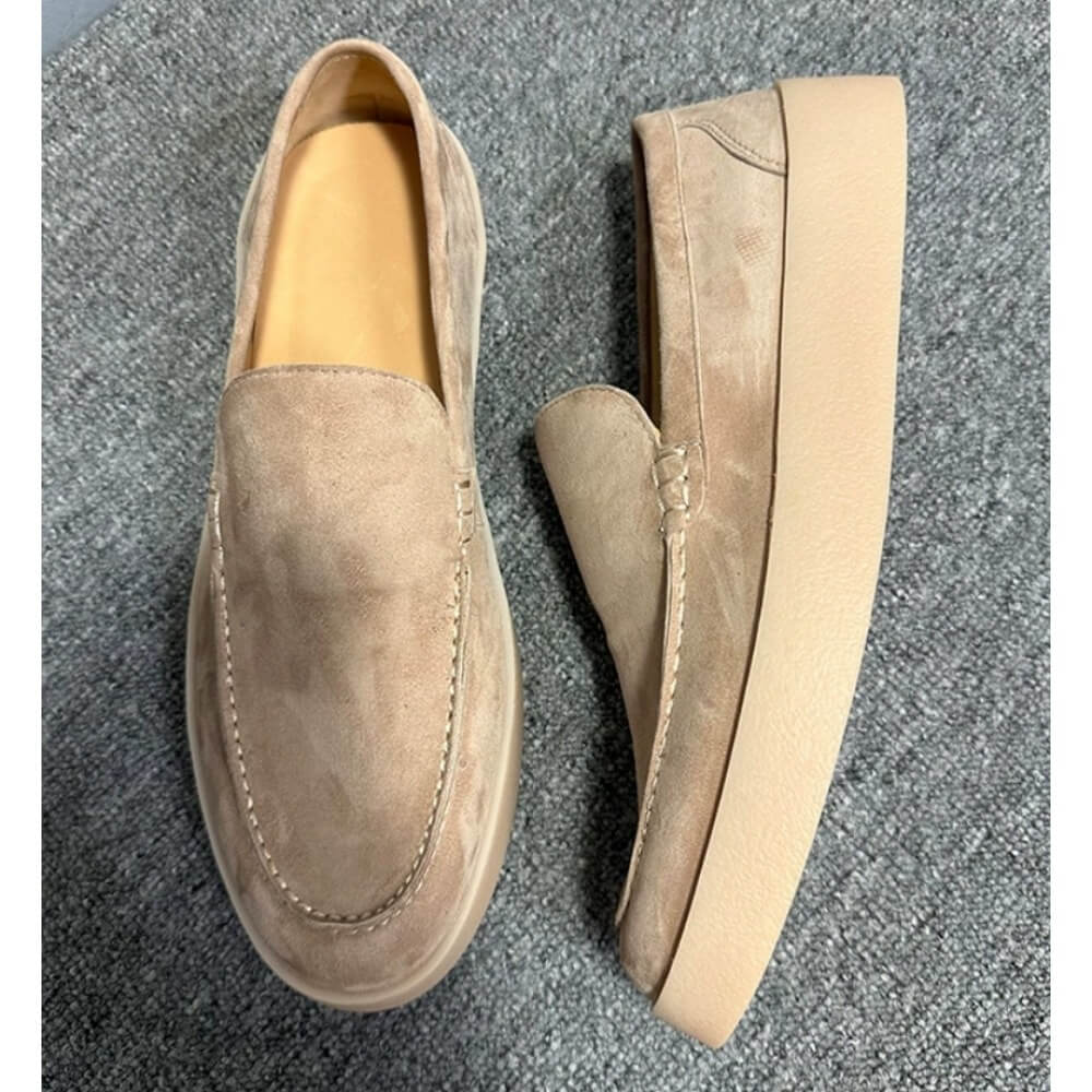 Luxury Beige Suede Platform Lo - Men'S Shoes Smart review and price