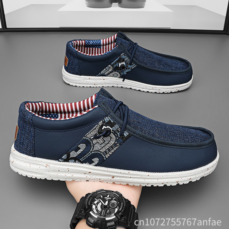 Hot Sale Blue/Black Men Loafer - Men Shoes Sale review and price