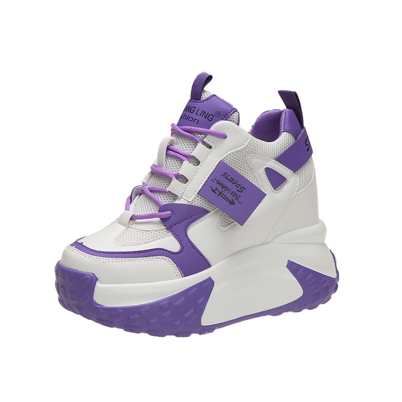 9.5CM Women High Platform Snea - Mesh Trainer Breathable review and price