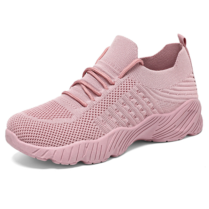 Women Solid Flying Weave Sneak - Mesh Trainer Breathable review and price