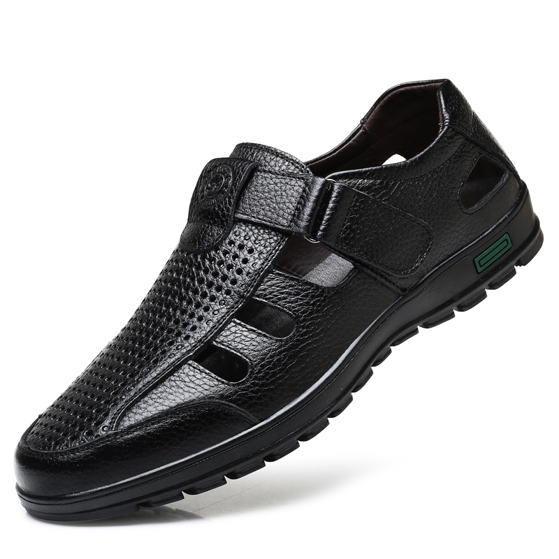 Men's Genuine Leather Sandals  - Men Shoes Eu To Us review and price