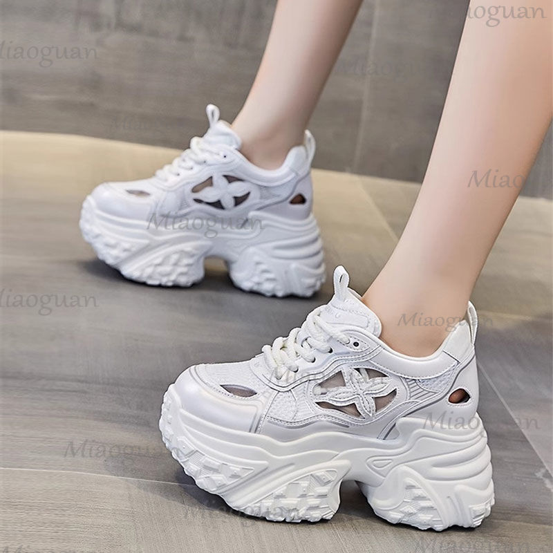 Women Fashion 7CM Platform Sne - Mesh Trainer Breathable review and price