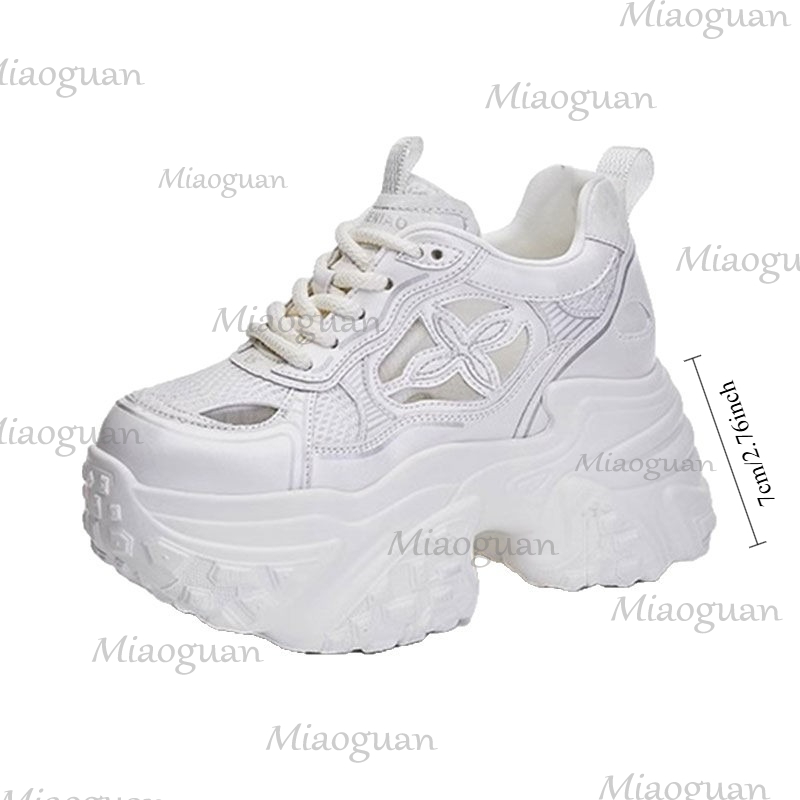 Women Fashion 7CM Platform Sne - Mesh Trainer Breathable review and price