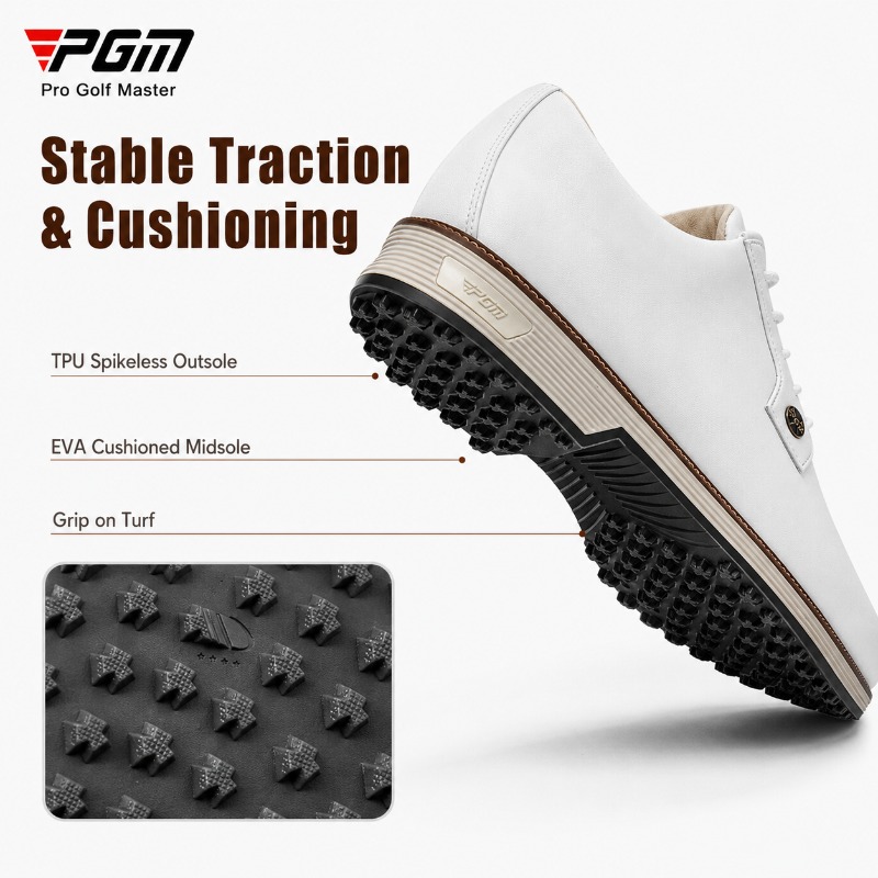 PGM Men's Cow Leather Golf Sho - Men Shoes Eu To Us review and price