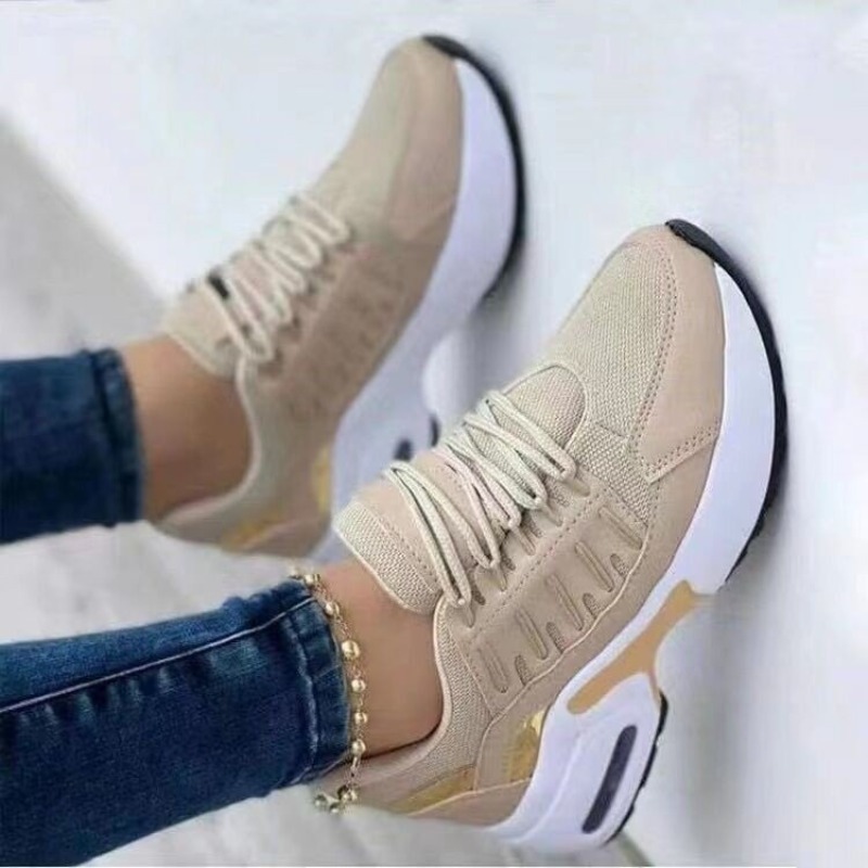 Womens Fashion Sneaker Platfor - Mesh Trainer Breathable review and price