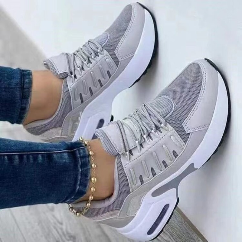 Womens Fashion Sneaker Platfor - Mesh Trainer Breathable review and price