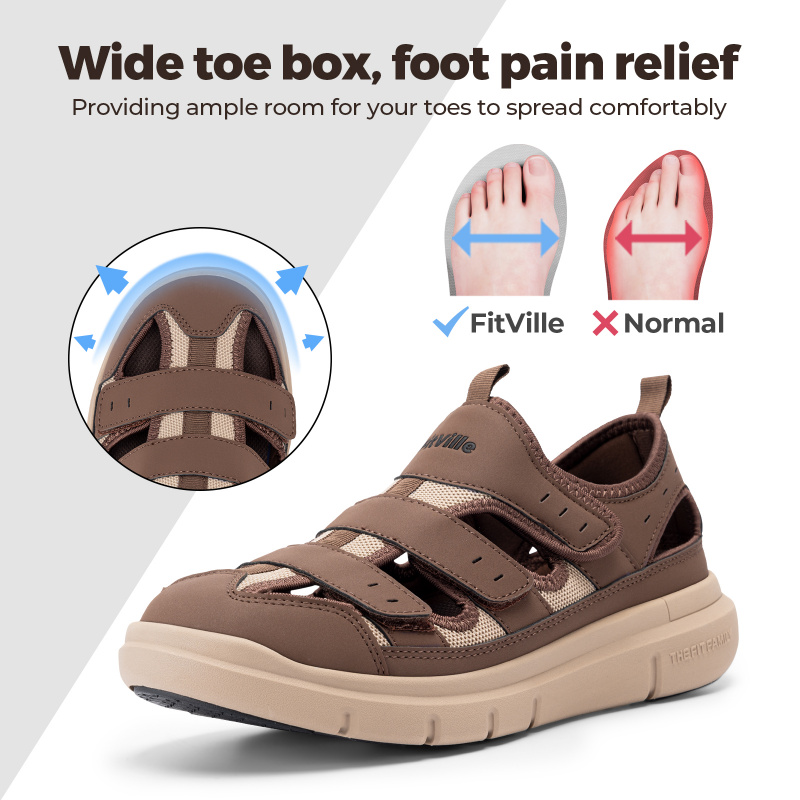 Summer Men'S Sandals Widened D - Men'S Shoes For Plantar Fasciitis review and price