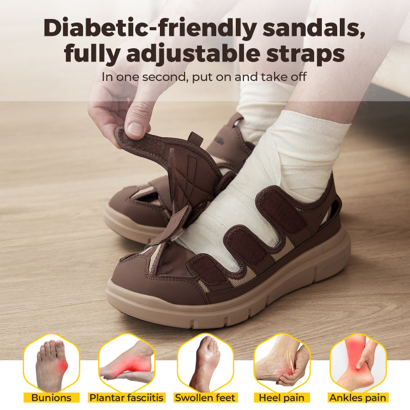 Summer Men'S Sandals Widened D - Men'S Shoes For Plantar Fasciitis review and price
