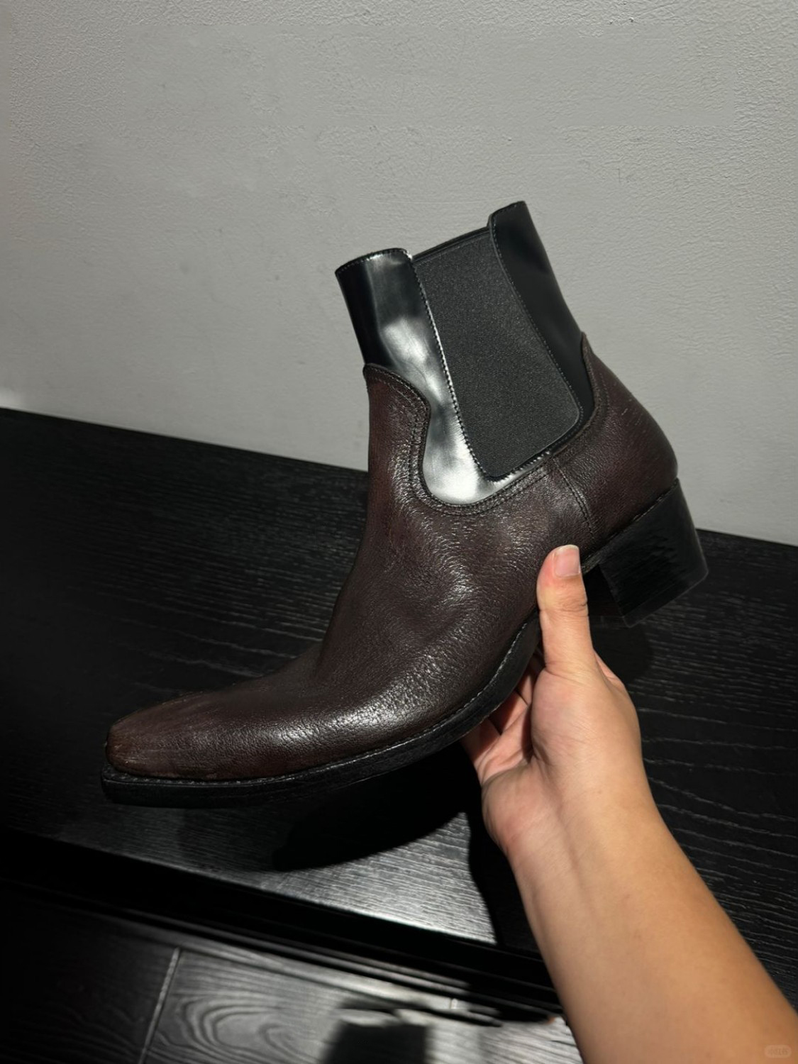 Men's Black Leather Chelsea Bo - Men'S Shoes Smart review and price
