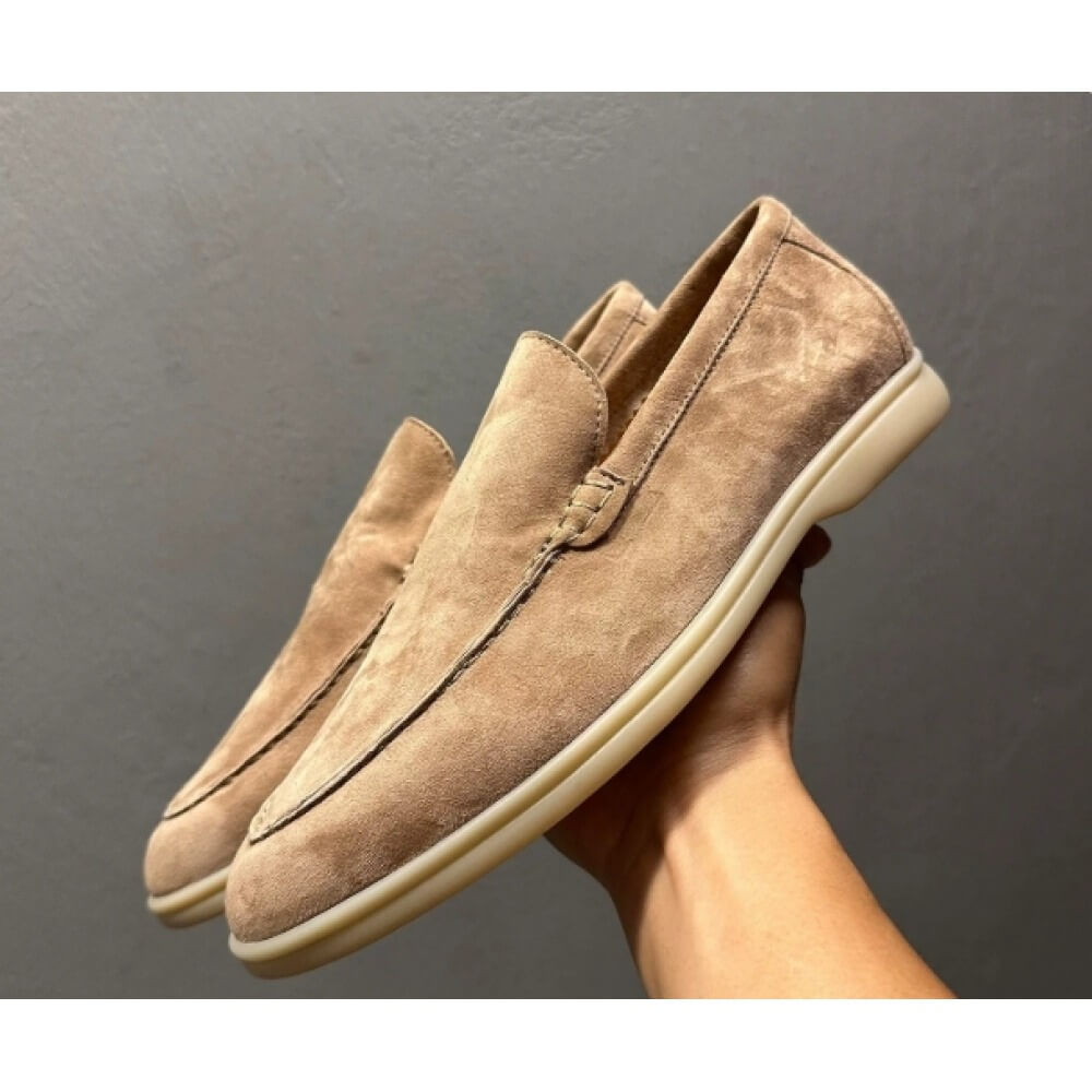 Luxury Beige Suede Casual Loaf - Men'S Shoes Smart review and price