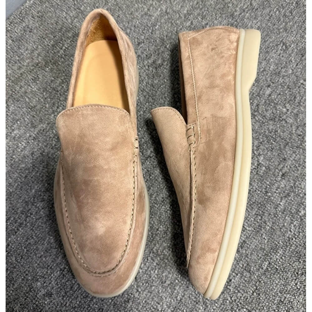 Luxury Beige Suede Casual Loaf - Men'S Shoes Smart review and price